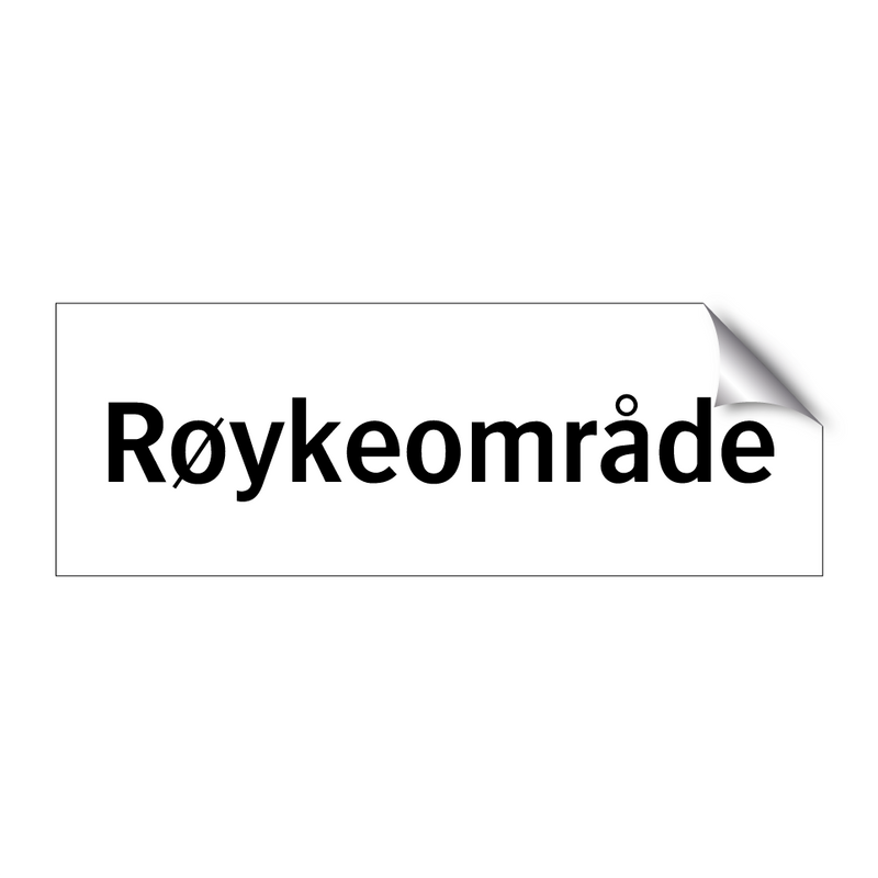 Røykeområde & Røykeområde