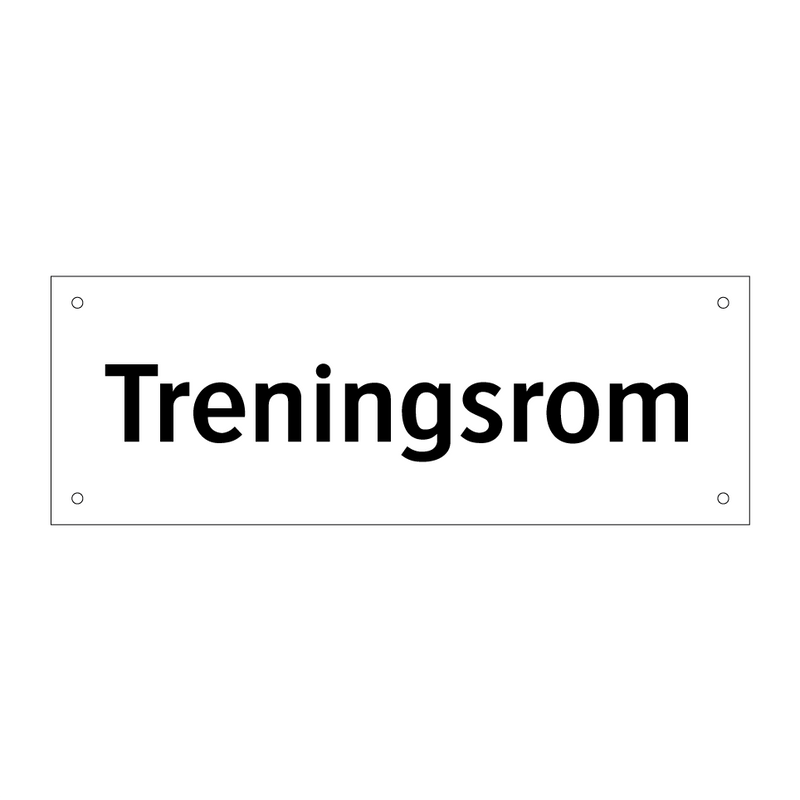 Treningsrom & Treningsrom