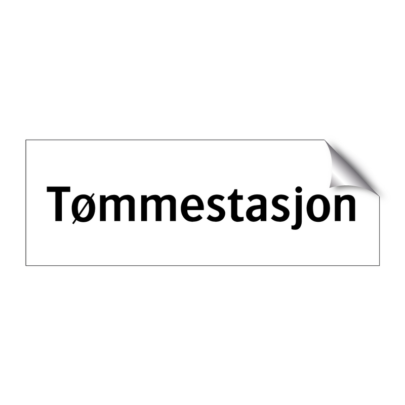 Tømmestasjon & Tømmestasjon