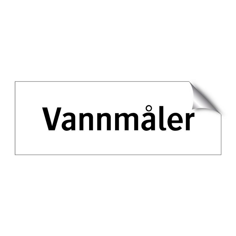 Vannmåler & Vannmåler