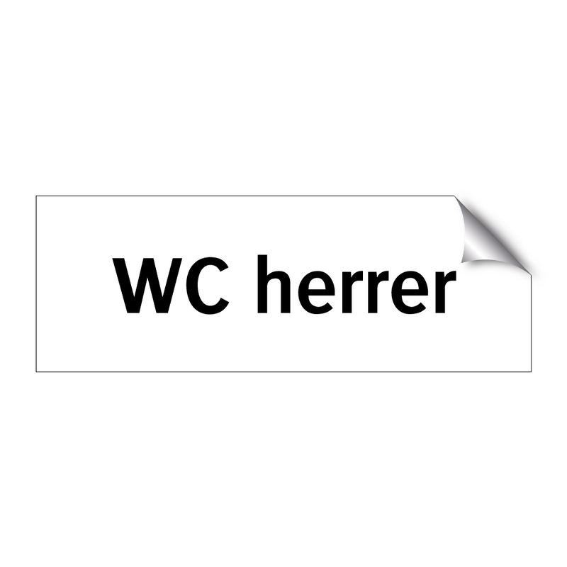 WC herrer & WC herrer