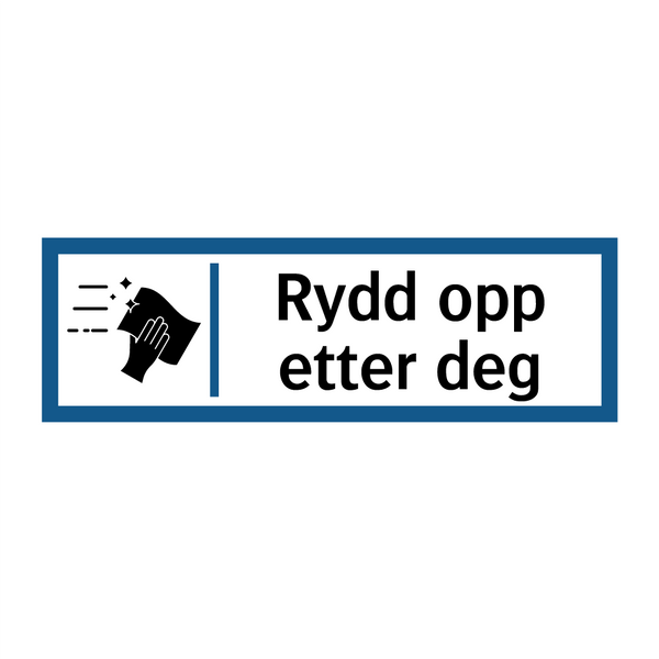 Rydd opp etter deg