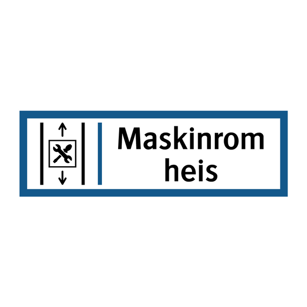 Maskinrom heis