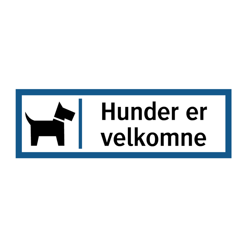 Hunder er velkomne