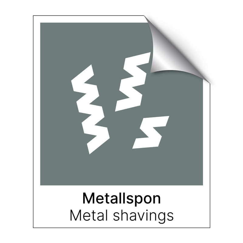 Metallspon - Metal shavings