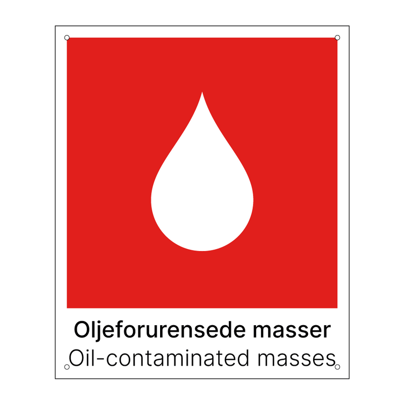 Oljeforurensede masser - Oil-contaminated masses