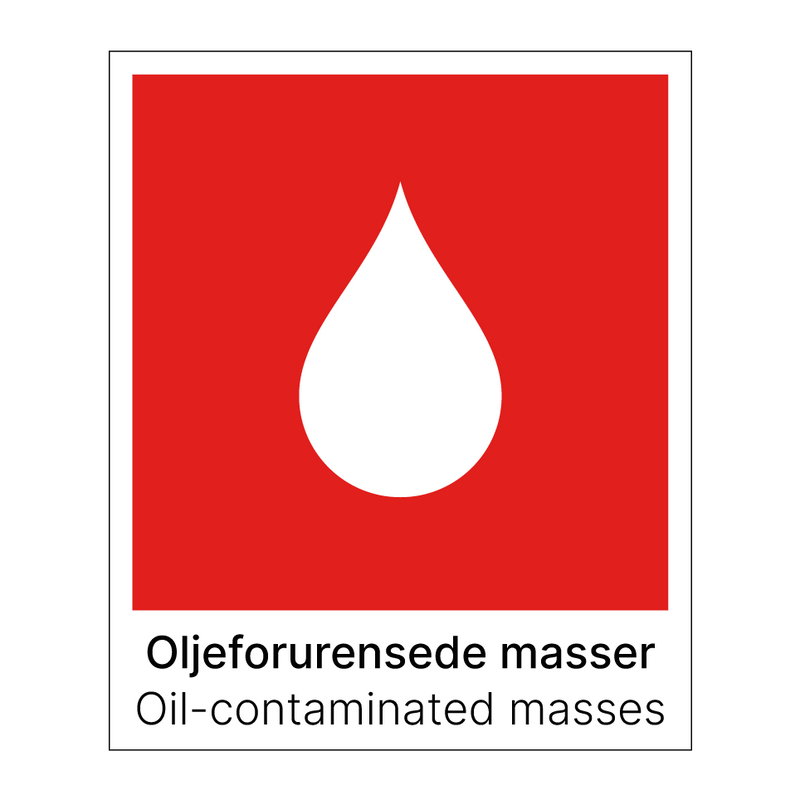 Oljeforurensede masser - Oil-contaminated masses