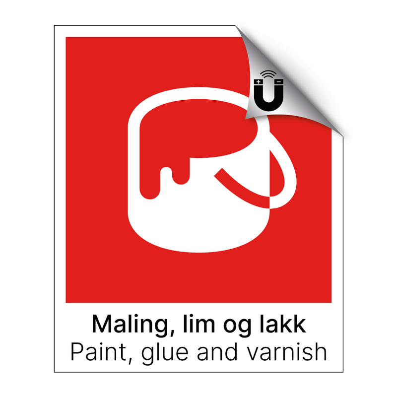 Maling lim og lakk - Paint glue and varnish