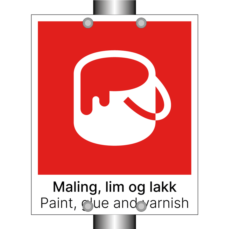 Maling lim og lakk - Paint glue and varnish