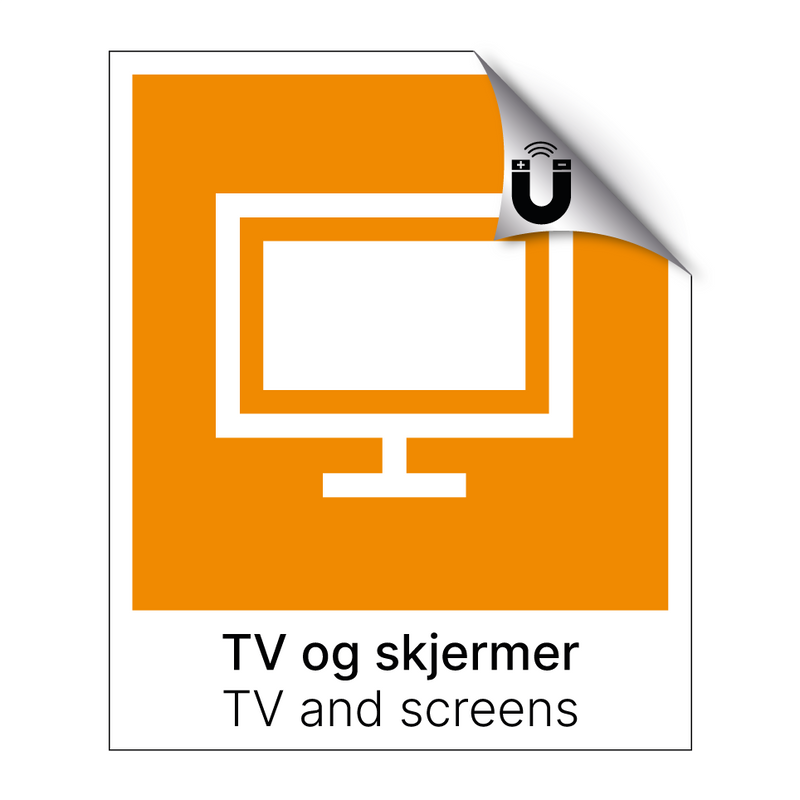 TV og skjermer - TV and screens