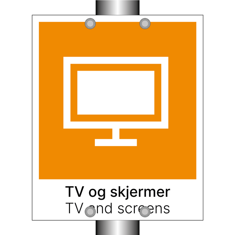 TV og skjermer - TV and screens