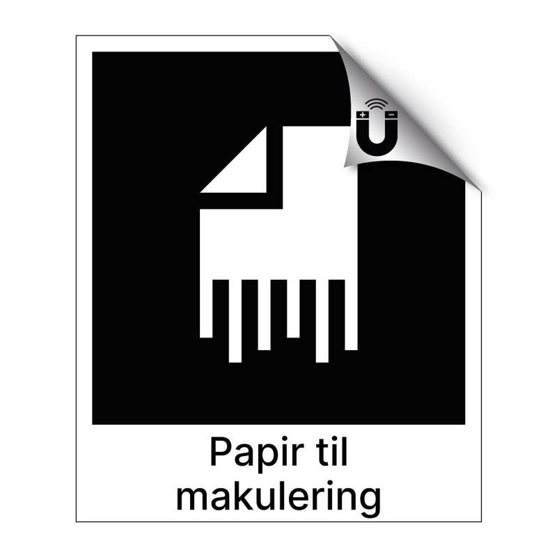 Papir til makulering