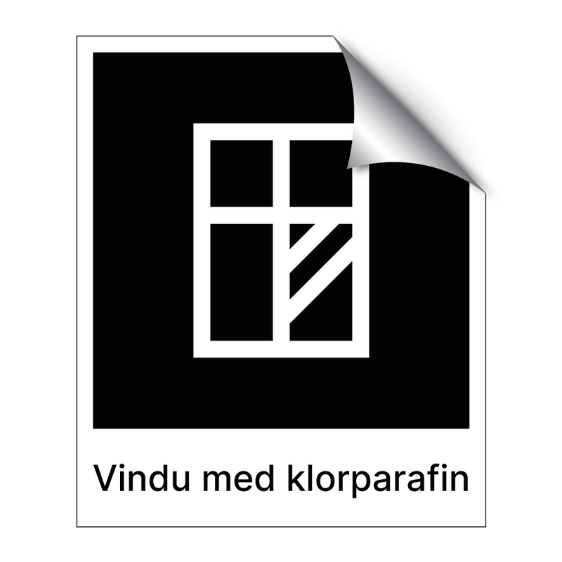 Vindu med klorparafin