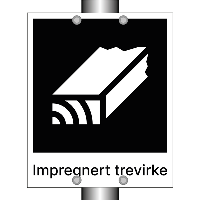 Impregnert trevirke