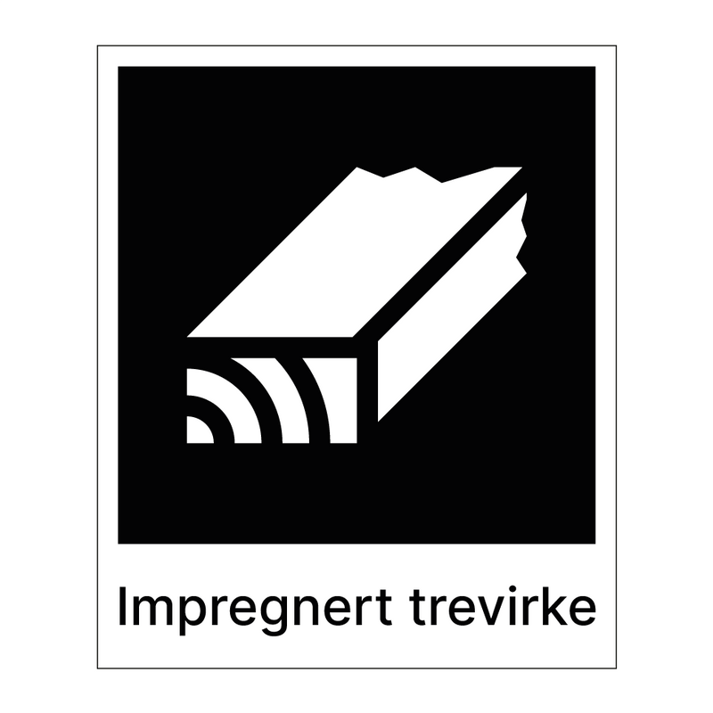 Impregnert trevirke