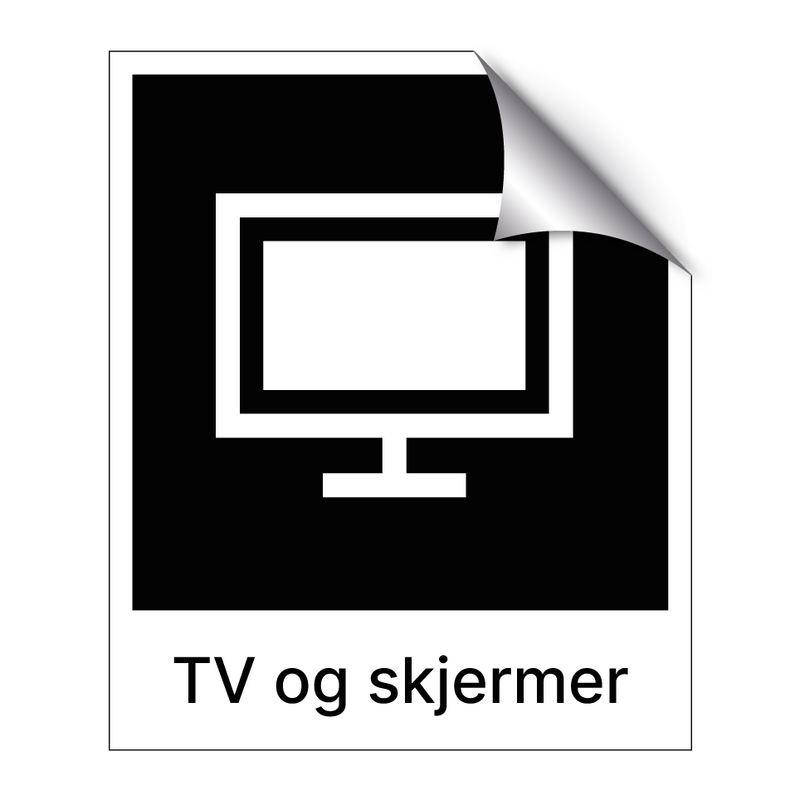 TV og skjermer