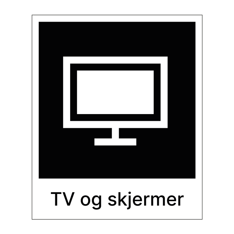 TV og skjermer