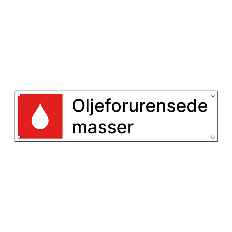 Oljeforurensede masser