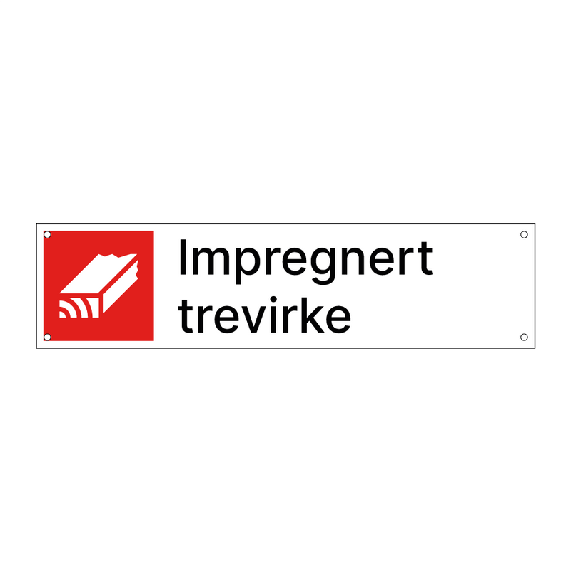 Impregnert trevirke