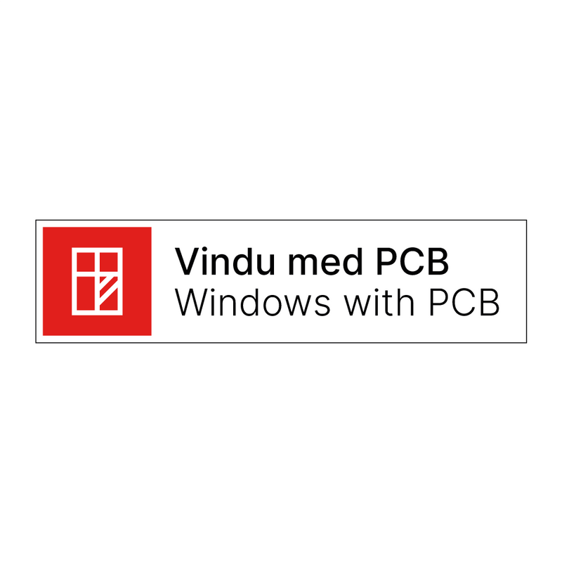 Vindu med PCB - Windows with PCB