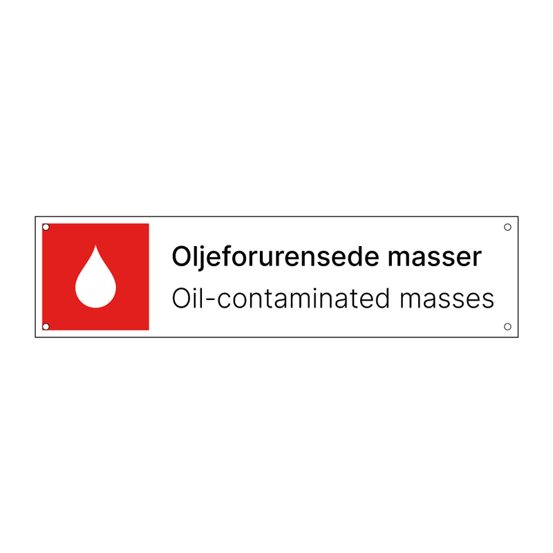 Oljeforurensede masser - Oil-contaminated masses