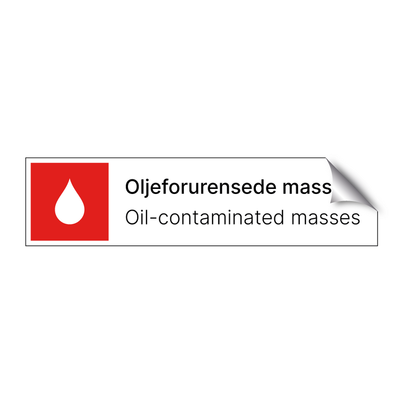 Oljeforurensede masser - Oil-contaminated masses