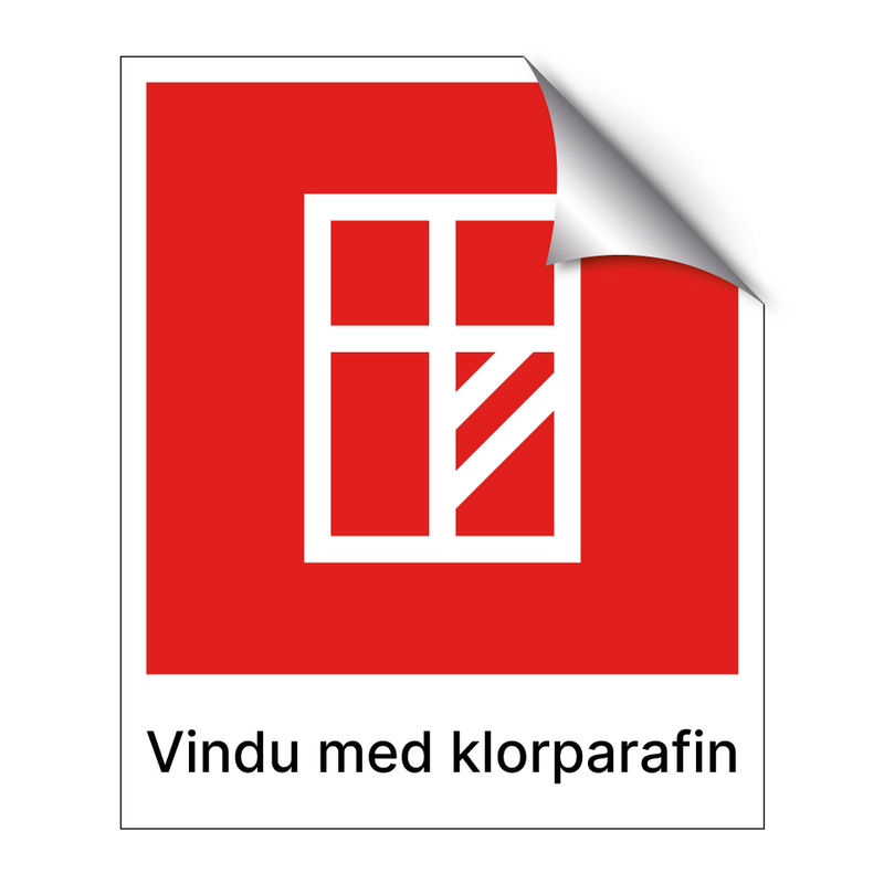 Vindu med klorparafin