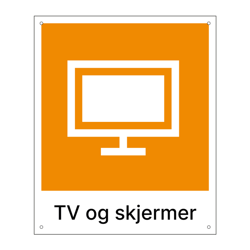 TV og skjermer