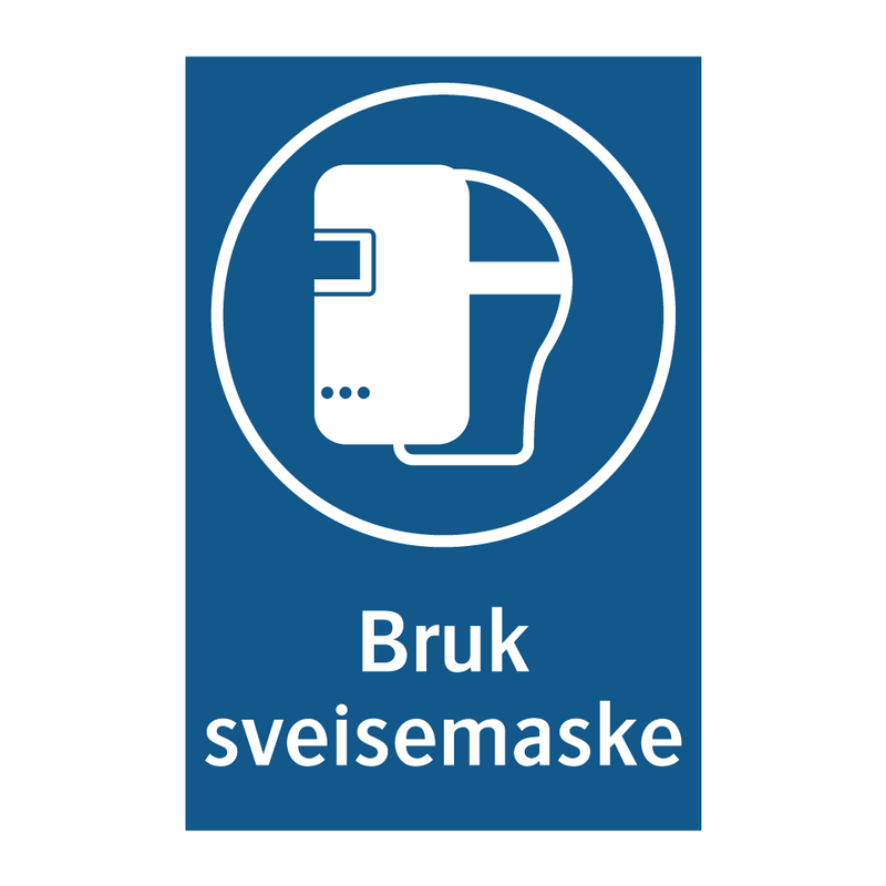 Bruk sveisemaske