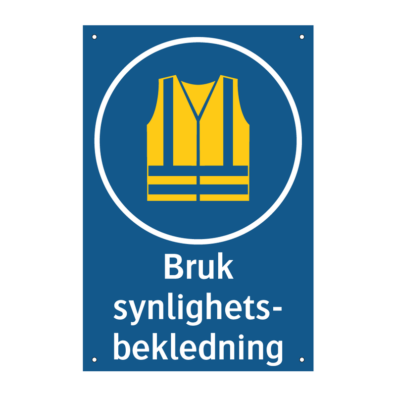 Bruk synlighetsbekledning