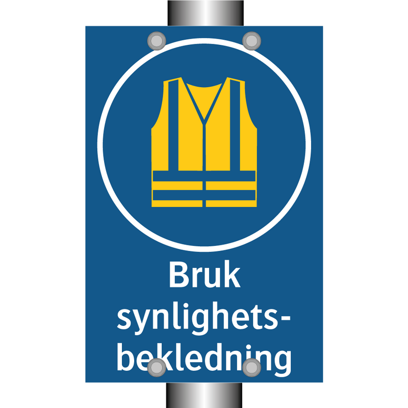 Bruk synlighetsbekledning