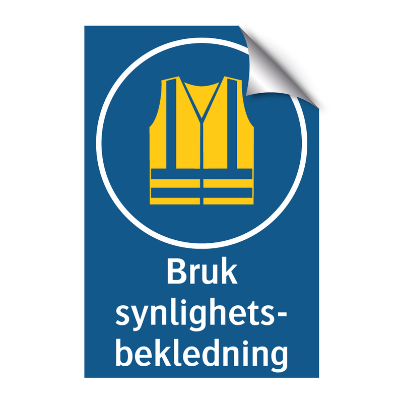 Bruk synlighetsbekledning