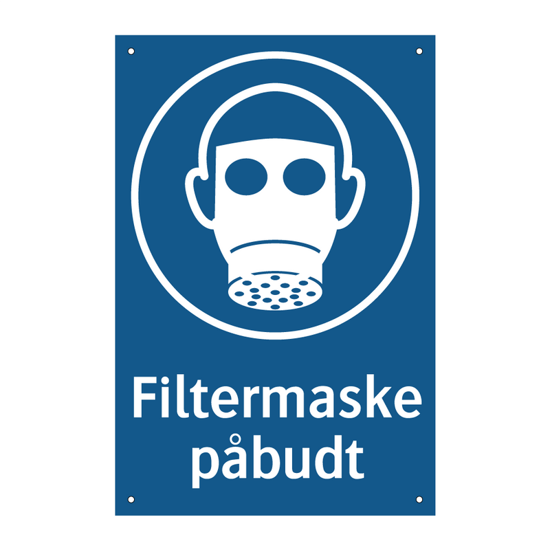 Filtermaske påbudt