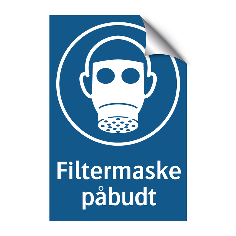 Filtermaske påbudt