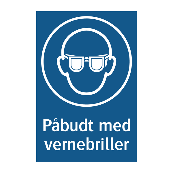 Påbudt med Vernebriller