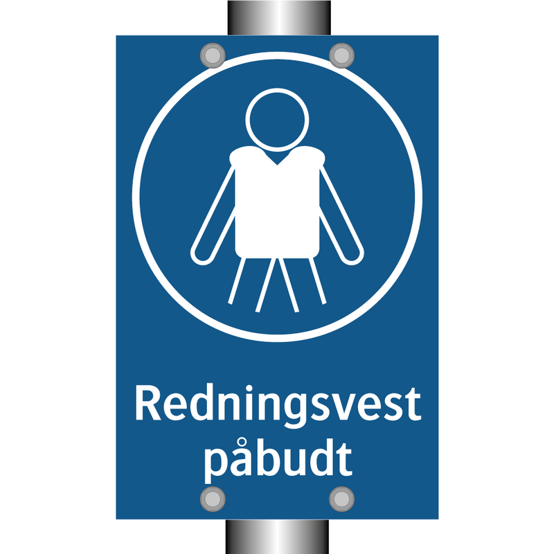 Redningsvest påbudt