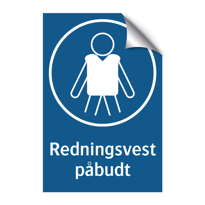 Redningsvest påbudt