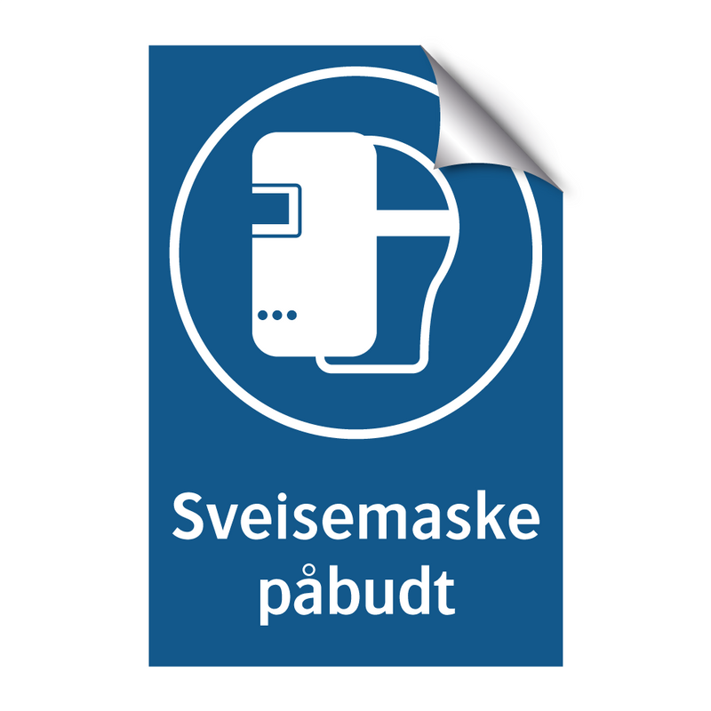 Sveisemaske påbudt