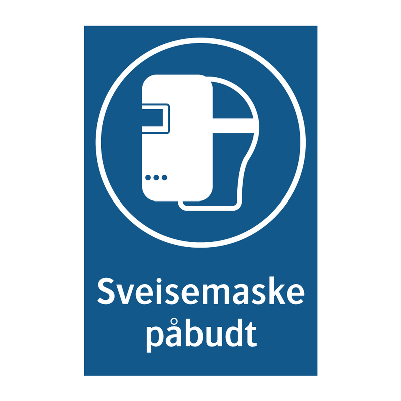 Sveisemaske påbudt