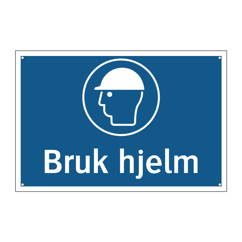 Bruk hjelm