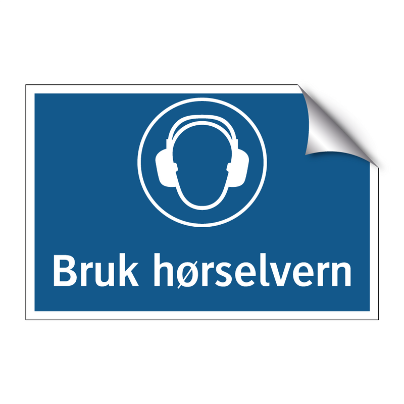 Bruk hørselvern