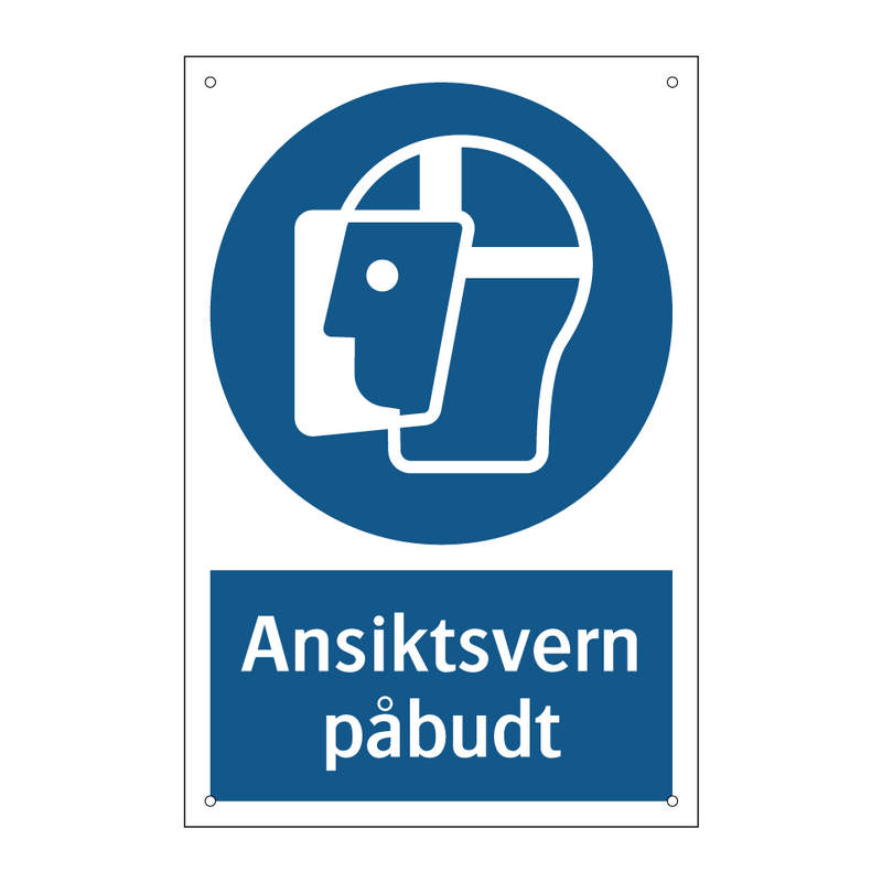 Ansiktsvern påbudt