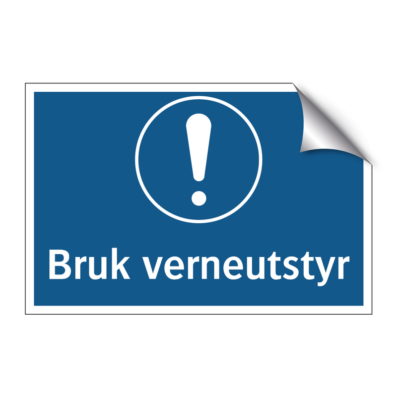 Bruk verneutstyr