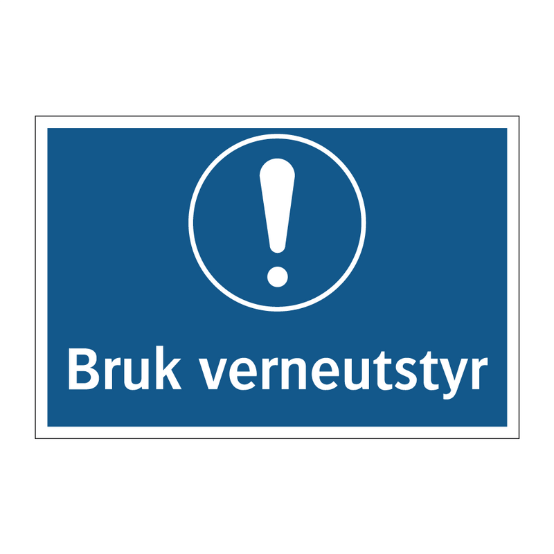 Bruk verneutstyr