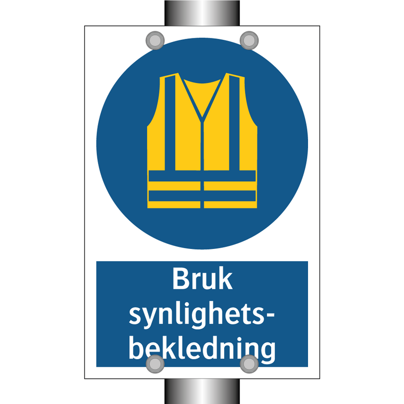 Bruk synlighetsbekledning