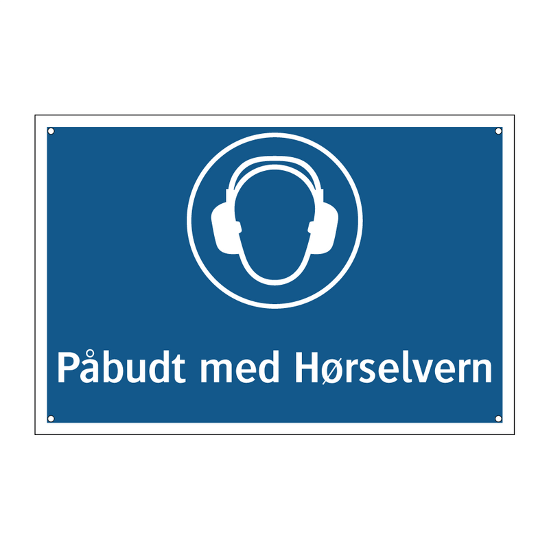 Påbudt med hørselvern