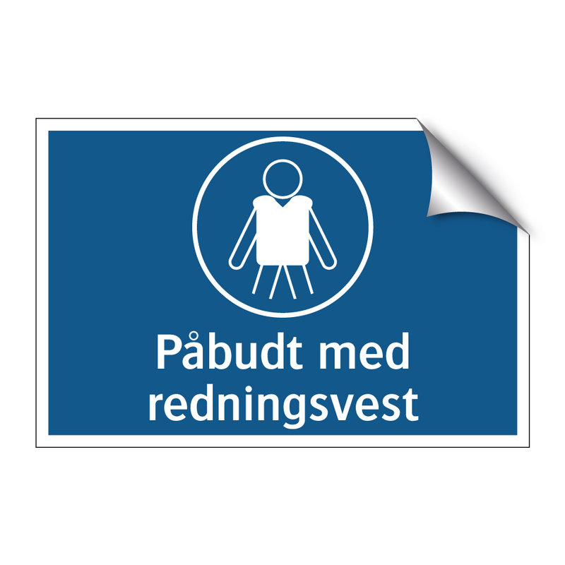 Påbudt med redningsvest