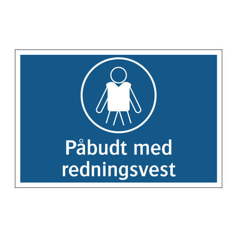 Påbudt med redningsvest