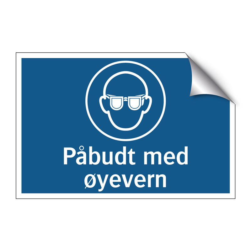 Påbudt med øyevern