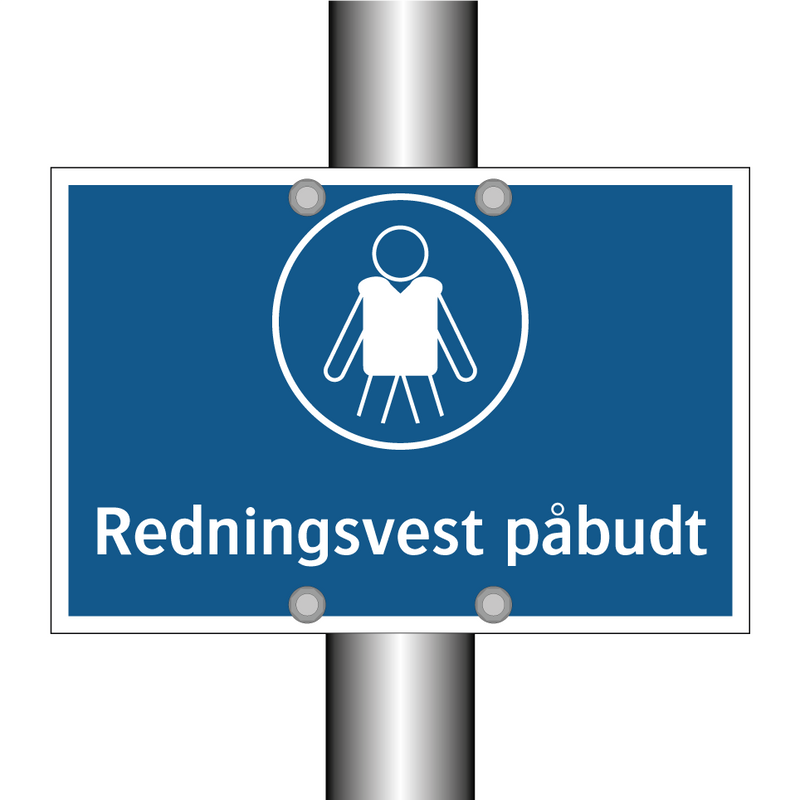 Redningsvest påbudt